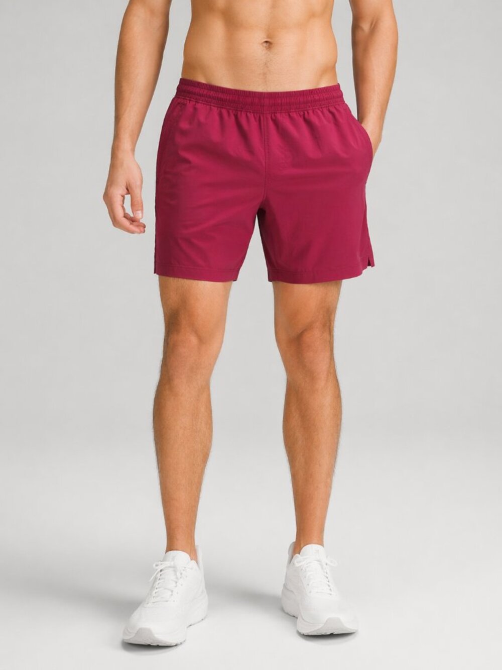 Lululemon Pace Breaker Shorts Medium | Red Maroon 7” Inseam Lined Athletic Gym